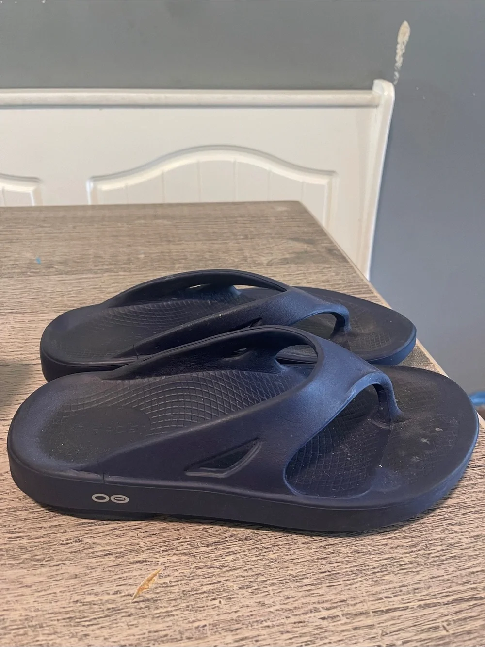 Oofos Unisex Ooriginal Sport Recovery Flip Flop Sandals M6/ W8 Blue Comfort